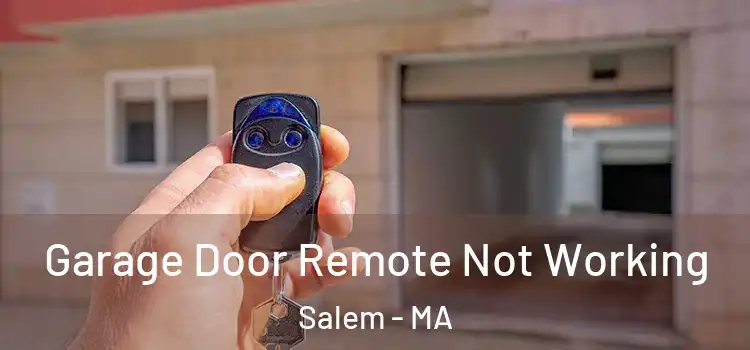  Garage Door Remote Not Working Salem - MA